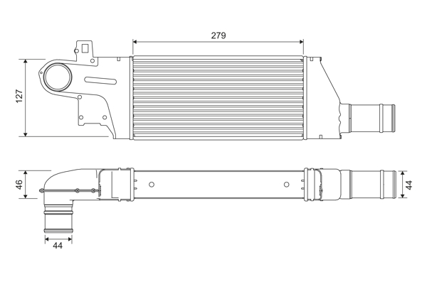 Interkoeler Valeo 818728