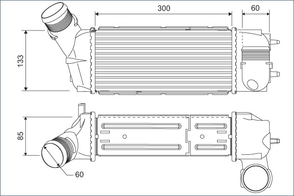 Interkoeler Valeo 818769