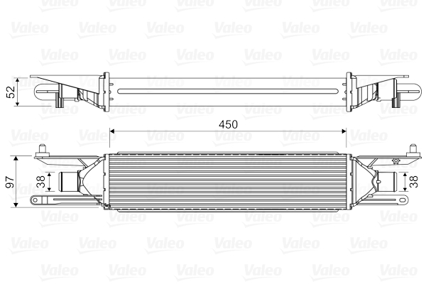 Interkoeler Valeo 818823