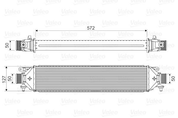 Interkoeler Valeo 818824