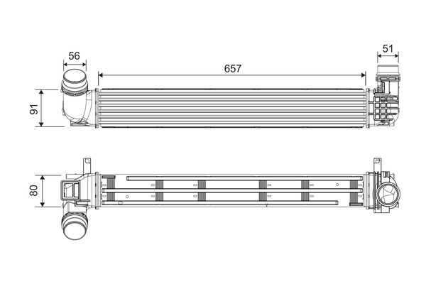 Interkoeler Valeo 818878