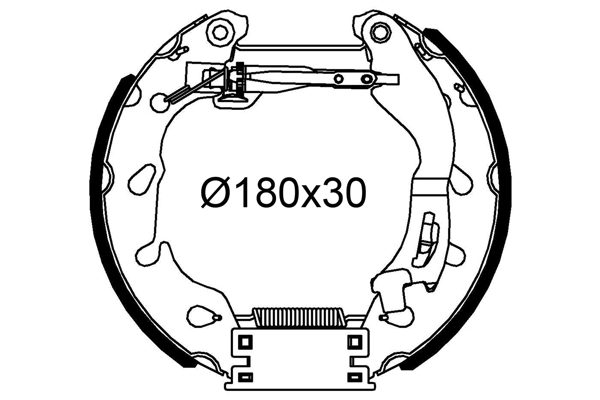 Remschoen set Valeo 554908