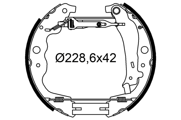 Remschoen set Valeo 554911