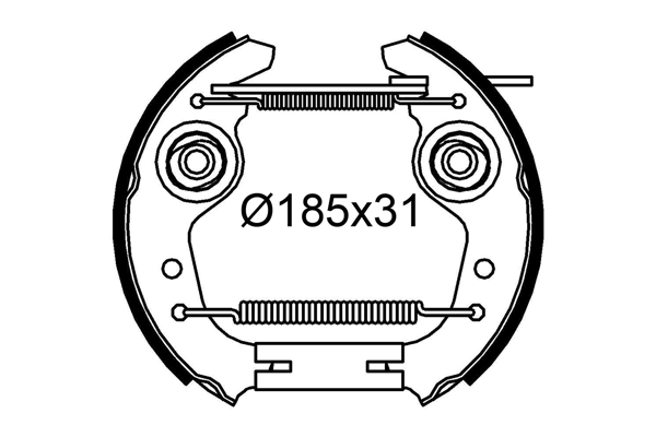 Remschoen set Valeo 554919