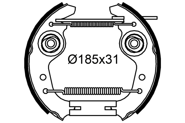 Remschoen set Valeo 554921