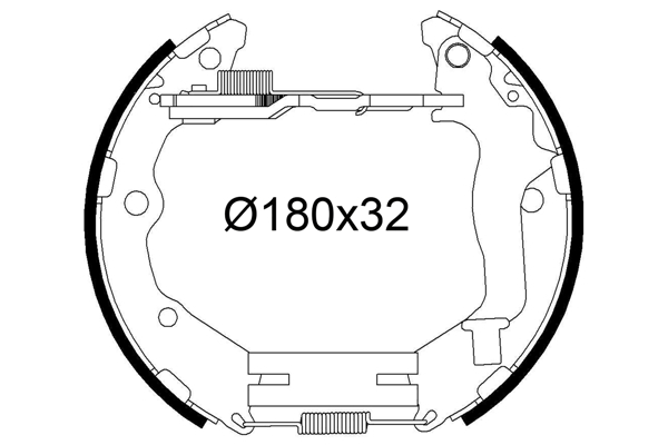 Remschoen set Valeo 554923