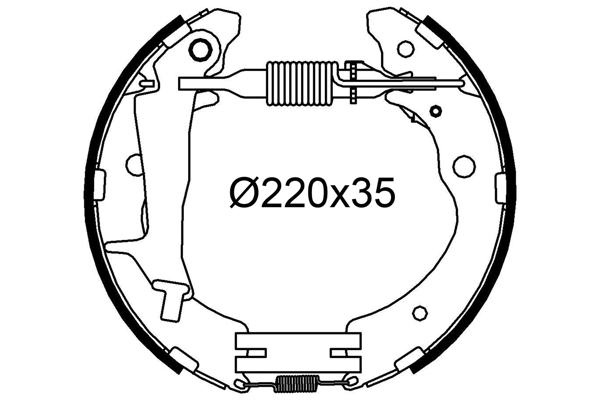 Remschoen set Valeo 554924