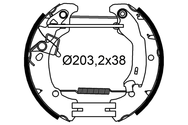 Remschoen set Valeo 554933