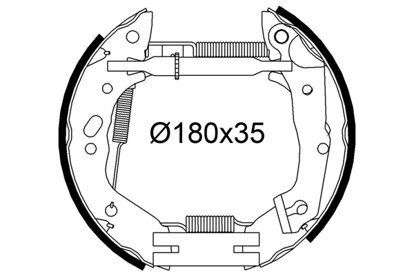 Remschoen set Valeo 554942