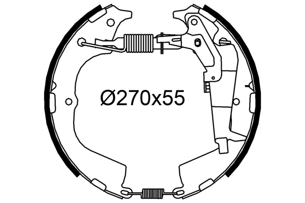 Remschoen set Valeo 554944