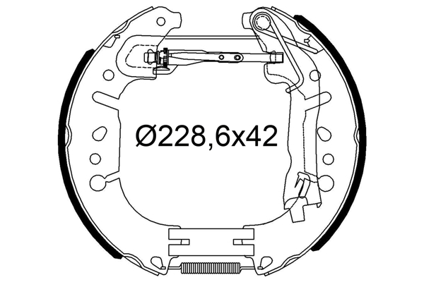 Remschoen set Valeo 554953