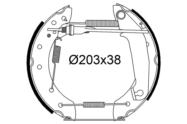 Remschoen set Valeo 554956