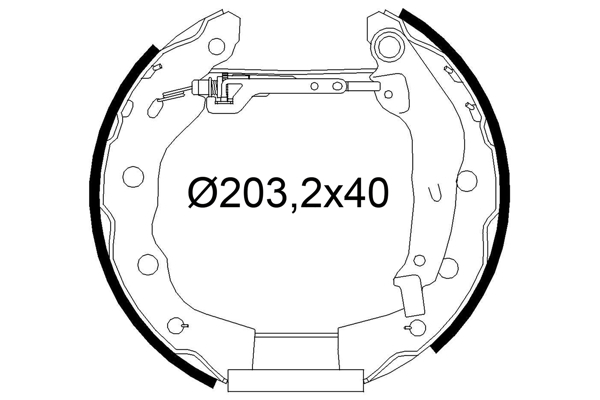 Remschoen set Valeo 554965