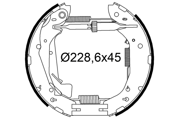 Remschoen set Valeo 554970