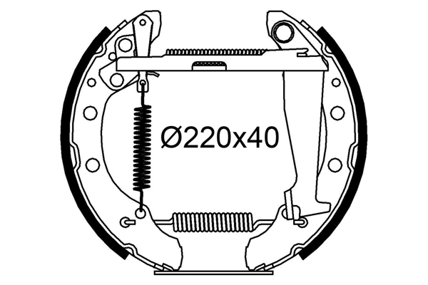 Remschoen set Valeo 554978