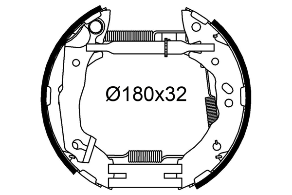 Remschoen set Valeo 554992