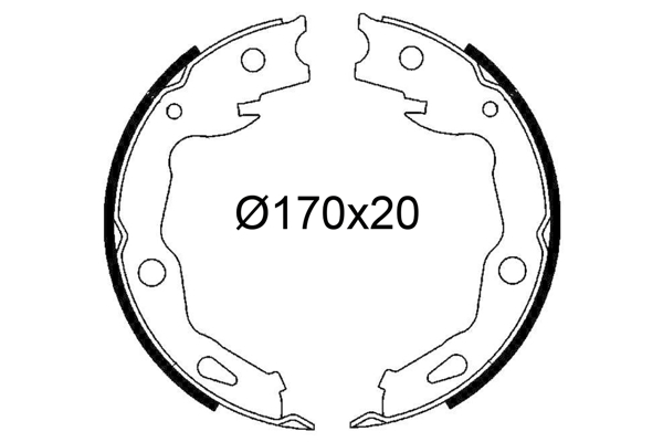 Remschoen set Valeo 564261