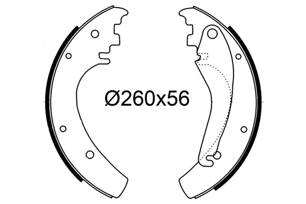 Remschoen set Valeo 564282