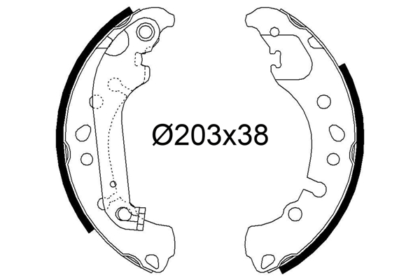 Remschoen set Valeo 564295