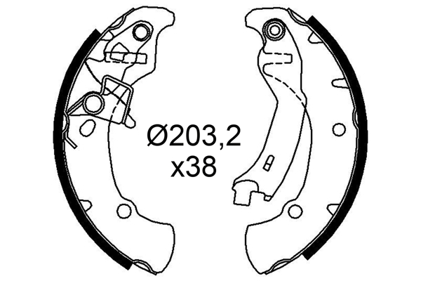 Remschoen set Valeo 564301