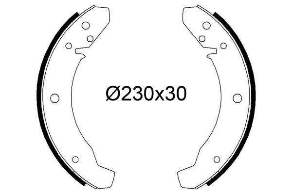 Remschoen set Valeo 564319