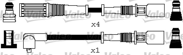 Bougiekabelset Valeo 346618