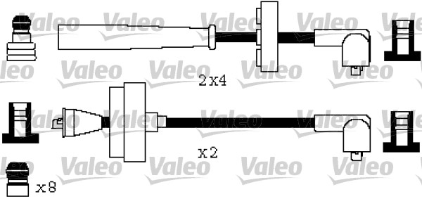 Bougiekabelset Valeo 346582