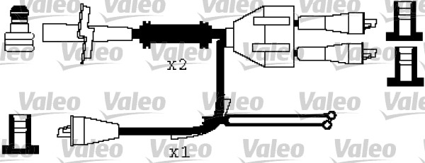 Bougiekabelset Valeo 346519