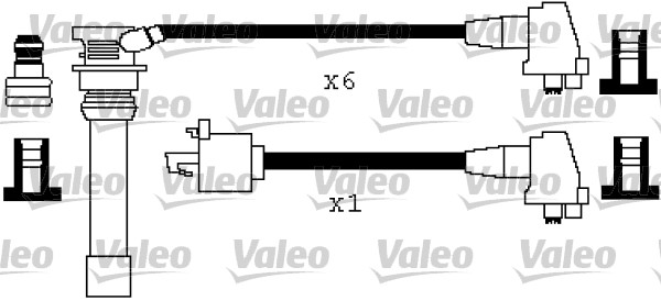 Bougiekabelset Valeo 346423