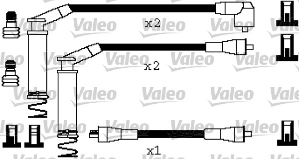 Bougiekabelset Valeo 346404