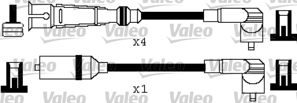 Bougiekabelset Valeo 346362