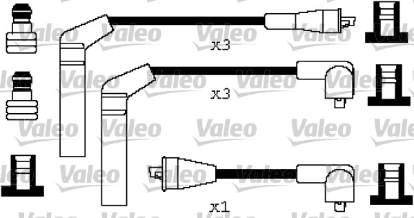 Bougiekabelset Valeo 346255