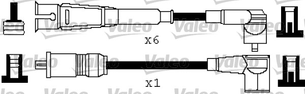 Bougiekabelset Valeo 346219