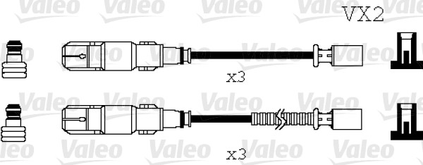 Bougiekabelset Valeo 346071