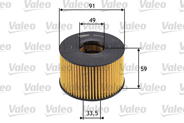 Oliefilter Valeo 586513