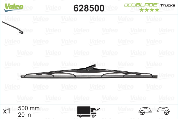 Ruitenwisserblad Valeo 628500