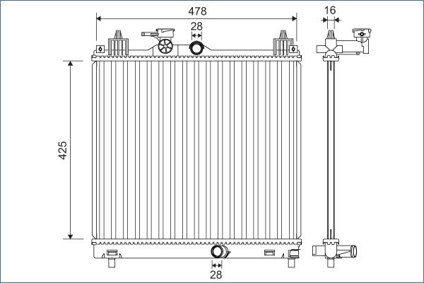 Radiateur Valeo 701138