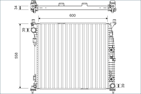 Radiateur Valeo 701167