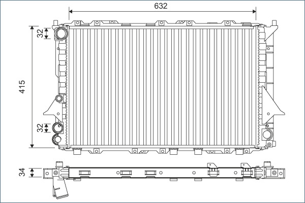 Radiateur Valeo 701170