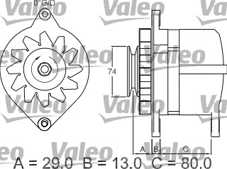 Valeo Alternator/Dynamo 436506