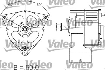 Alternator/Dynamo Valeo 436589