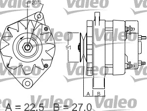Valeo Alternator/Dynamo 436711