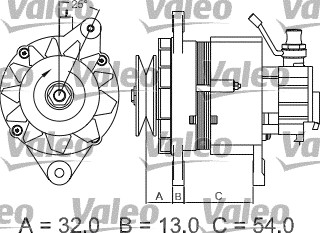 Valeo Alternator/Dynamo 437143
