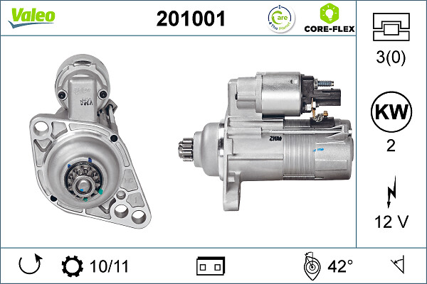 Starter Valeo 201001