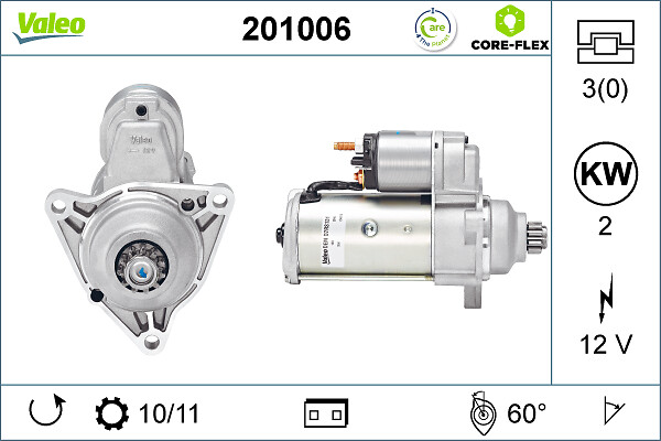 Starter Valeo 201006