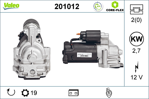 Starter Valeo 201012