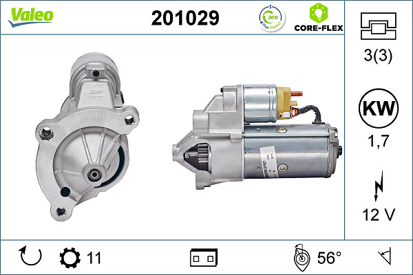 Starter Valeo 201029