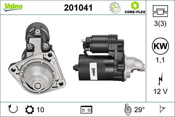 Starter Valeo 201041