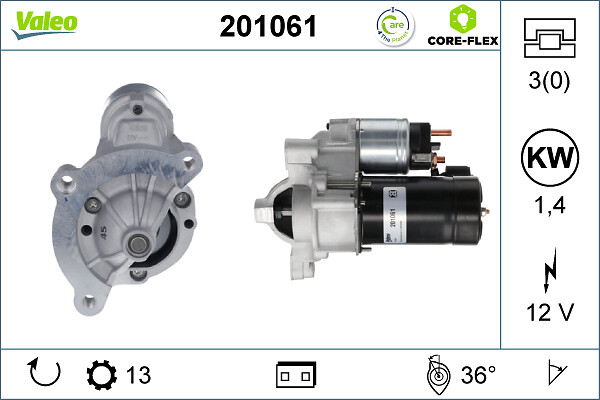 Starter Valeo 201061