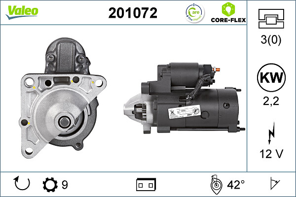 Starter Valeo 201072